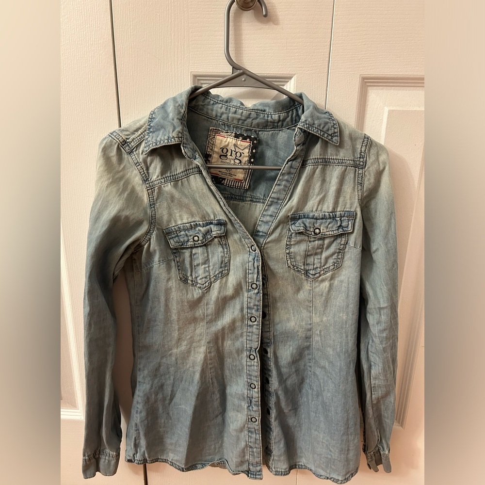 Light Blue Denim Shirt